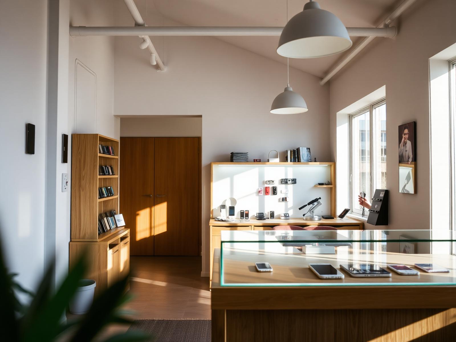 Allcon Mobilfunk Shop Innenraum in Schwandorf
